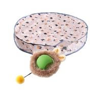 Genérico Cat Interactive Toys - Moving Cat Toy with Rolling Ball, Automatic Hunting Cover | Rechargeable Self Activity Training Play Tool, Oxford Pet Entertainment Exercise Hunt