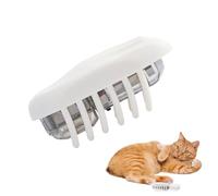 Genérico Cat Interactive Toys, Pat Chasing Toy, 2.72x0.79x0.79 Inches, Motion Hunting Simulation, Rechargeable Portable Design, Floor Play Exercise for Indoor Boredom, White