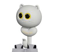 Genérico Cat Key Holder, 6x10.5cm Decorative Animal Keychain Organizer, Cartoon Kitten Coat Hooks For Living Room Bedroom Kitchen Entryway Hallway Front Door Office Wall Mounted Storage Rack Use
