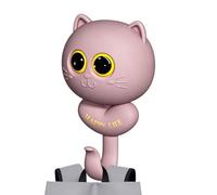 Genérico Cat Key Holder, 6x10.5cm Decorative Animal Keychain Organizer, Cartoon Kitten Coat Hooks For Living Room Bedroom Kitchen Entryway Hallway Front Door Office Wall Mounted Storage Rack Use
