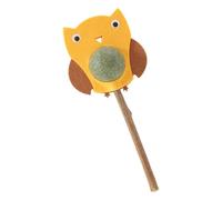 Genérico Cat Lick Ball - Catnip Balls For Cats | Interactive Cartoon Owl Catnip Toys Teeth Cleaning Catnip Balls | Increase Appetite Chew Toy Healthy Natural Cat Toys All Breeds