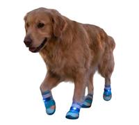 Genérico Cat Light Up Shoes, LED Puppy Pet Boots with Anti-Slip Adjustable Straps for Small Dogs, Kitten Outdoor Night Walks, Training, Running, Hot Pavement