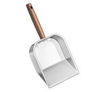 Generico Cat Litter Box Scooper, 14,3 x 28 cm Kitten Poop Scooper with Wooden Handle - Sturdy Pet Litter Shovel - for Apartment Living Room Veterinary Indoor Outdoor Home Dormitory Multi-Pet Household