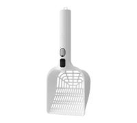 Genérico Cat Litter Scoop Cleaner, 12.7x6.4x31.5cm ABS Rechargeable Deodorizing Spray Sifting Poop Tray with Built-in Water Tank, Pet Waste Removal, Odor Control, Home Use