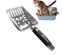 Genérico Cat Litter Scoop, Sifter Shovel Cleaning Tool, Heavy Duty Poop Scoop with Comfort Grip Handle, Metal Mesh for Fast Waste Removal, Pet Accessory for Kitten Cat Chicken Coop Indoor Outdoor