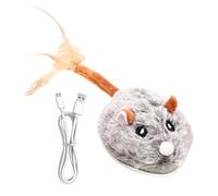 Genérico Cat Mice - Interactive Chew For Cats Realistic Mice Plush | Teaser Wand Kitten For Indoor Cats Fun Exercise Puzzle For Play, Hunting and Mental Stimulation