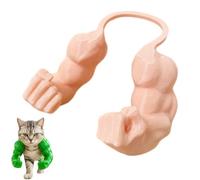 Genérico Cat Muscle Arms, Hilarious Kitten Limbs for Festive Photos, Muscle Arms for Cats, Muscle Cat Arms, Bold Feline Costume Accessory for Pranks and Gags (Skin Tone)