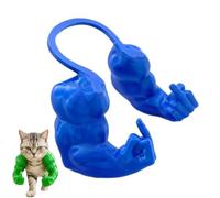Genérico Cat Muscle Arms, Hilarious Kitten Limbs for Festive Photos, Muscle Arms for Cats, Muscle Cat Arms, Bold Feline Costume Accessory for Pranks and Gags (Blue)