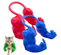 Genérico Cat Muscle Arms, Hilarious Kitten Limbs for Festive Photos, Muscle Arms for Cats, Muscle Cat Arms, Bold Feline Costume Accessory for Pranks and Gags (Set 2)