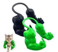 Genérico Cat Muscle Arms, Hilarious Kitten Limbs for Festive Photos, Muscle Arms for Cats, Muscle Cat Arms, Bold Feline Costume Accessory for Pranks and Gags (Set 4)