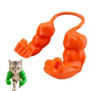 Genérico Cat Muscle Arms, Hilarious Kitten Limbs for Festive Photos, Muscle Arms for Cats, Muscle Cat Arms, Bold Feline Costume Accessory for Pranks and Gags (Orange)