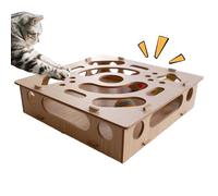 Genérico Cat Nail File Enrichment Box - Interactive Scratching Toy | Cardboard and Sisal for Claw Care, Keeps Cats Engaged and Promotes Healthy Nail Maintenance
