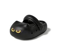 Genérico Cat Paw Print Shoe Summer for Women Men, Non-slip EVA Cute Cat Paw Shoes, Summer Indoor Outdoor House Sandals (Black,40)