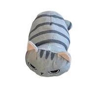 Genérico Cat Pencil Case Soft Plush Cute Box Organizer Large Capacity Cartoon Animal Pencil Box Zipper Multifunctional Stationery Storage Pouch Plush Doll Case