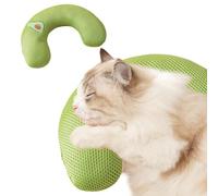 Genérico Cat Pillow, Soft Plush Cartoon Neck Support, Portable Travel Pillow For Sleeping & Resting, Ergonomic,Cozy Animal Calming Toy For Comfort, Relaxation, 10.63x6.69x2.36 Inches