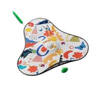 Genérico Cat Play Mat | 2-in-1 Interactive Rolling Rechargeable Accessory | Automatic Cat Toy | for Home Indoor Outdoor Play Training Exercise Mental Stimulation Hunting Simulation