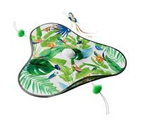 Genérico Cat Play Mat | 2-in-1 Interactive Rolling Rechargeable Accessory | Automatic Cat Toy | for Home Indoor Outdoor Play Training Exercise Mental Stimulation Hunting Simulation