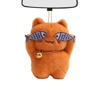 Genérico Cat Plush Bag Pendant - Cute Plush Keychain Figure Pendant - Doll Cute Kitten Plushs Toy Girl Bag Pendants, Keyring Charm Student Backpack Cartoon Decoration for Boys and Girls