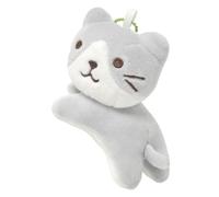 Genérico Cat Plush Keychain - Cute Cartoon Toy, Mini Animal Pendant Charm | Soft Decorative Plush Figure Accessory, Adorable Key Chain Collectible for Women Girls Teens Handbag Backpack Gift
