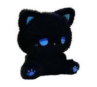 Genérico Cat Plush, Stuffed Animal, Skin-Friendly Cuddly Soft Doll Pillow, Cute Interactive Decoration for Kids Adults Bedroom Living Room Dining Table Shelf, 3.94x3.94x5.91 Inches 1 Piece
