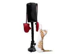 Genérico Cat Punching Bag Toy, Interactive Kitten Boxing Toy, Color Red Creative Cats Punch Bag, Portable Pet Playset for Small Dogs Puppies for Exercise and Entertainment