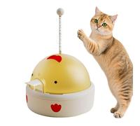 Genérico Cat Puzzle Feeder - Electric Smart Cute Kitten Game | Cat Food Puzzle for Kitten Feeding Snacks Home Indoor Outdoor Play Training Exercise Travel, Pink, 1-Pack, Automatic