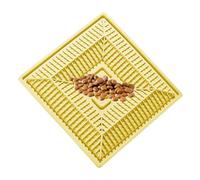 Genérico Cat Puzzle Feeder, Interactive Silicone Feeding Mat, no deslizable impermeable Food Tray 7,87 x 7,87 pulgadas, Safe Slow Feeding Solution for Kittens, Puppies, Indoor Pet Mealtime Fun