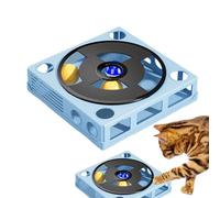 Genérico Cat Puzzle Toy, Interactive Cat Teaser, Phonograph Turntable Puzzle, 9.84x9.84x2.36inches Treat Dispenser Game, Engaging Kitten Toys, Perfect for Indoor Cats Enrichment Activities