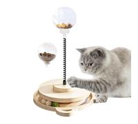 Genérico Cat Puzzle Toy, Portable Slow Feeder, 7,48 pulgadas Food Dispensing Toy, Estimulatos Mental Activity, Alimentos Healthy Eating Habits, Perfecto para uso en interiores