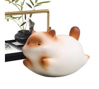 Genérico Cat Rocking Figurine - Creative Cartoon Decor, Cute Animal Statue | Miniature Desk Ornament 45g Balanced Wobble Motion Playful Kitten Sculpture For Office Table Arrangement