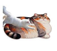 Genérico Cat Rug | Absorbent Non Slip Room Decor,Nonslip Bathroom Rugs Cat Decor - for Indoor Outdoor Front Door Entryway Shower Kitchen Bedroom Living Room Farmhouse