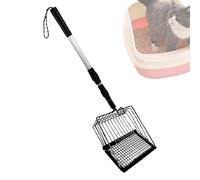 Genérico Cat Scooper para Caja de, Metal Cat Litter Scoop | Sifting Box Box Scooper con Pala Profunda - Tesecter Estirable para gallineros para el hogar para el hogar Senior para Mascotas