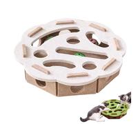 Genérico Cat Scratch Puzzle Enrichment Box, Cat Nail File, Puzzle Toys for Indoor Cats, for Mental Stimulation Scratching Exercise Hunting, Cats Entertainment Box (C)