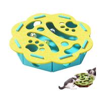 Genérico Cat Scratch Puzzle Enrichment Box, Cat Nail File, Puzzle Toys for Indoor Cats, with 3 Bell Balls, for Mental Stimulation Scratching Exercise Hunting, Cats Entertainment Box (B)