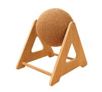 Genérico Cat Scratch Toy, Interactive Ball Scratcher, Fun Scratching Activity, Compact Sturdy for Small, Medium, Large Kittens, Chinchillas, Bunnies, Indoor Exercise and Claw Care