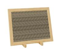 Genérico Cat Scratcher - Cardboard Climbing Board For Indoor Activity | Wood Sisal with Textured Scratch, Feline Nail Exercise Pad, Rest Lounge Panel, Corner Play Furniture