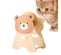Genérico Cat Scratcher Toy - Sisal Cat Ball, Bite Resistant Ergonomic Pet Toy, Interactive Enrichment Scratching Ball for Small Medium Large Cats, Animal Play Toys for Home Bedroom Living Room Den
