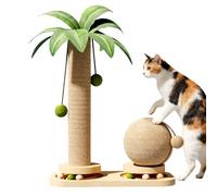 Genérico Cat Scratching Post - Cat Tree Tower | Vertical Sisal Kitten Toy Decor | Cute Cats Tree Tower Toy | For Family Friends Play Birthday Halloween Outdoor Home Pet