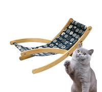 Genérico Cat Sisal Chair - Foldable Solid Wood Cat Sofa & Scratching Board | Recliner Bed, Adjustable CatFurniture For Indoor Outdoor Use, Scratch-Resistant CatLounger
