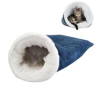 Genérico Cat Sleeping Bag, Cat Sleeping Bag for Indoor Cats, Winter Cat Sleeping Bag, Soft Plush Large Cat Sack Self Cute Cat Sleeping Bag for Cats up to 6kg Cat Supplies