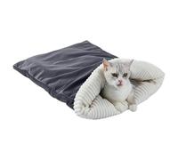 Genérico Cat Sleeping Bag - Plush Snuggle Sack for Cats, Soft Warming Nest for Rest, Cuddle, Hiding, Home, Travel, Car, Autumn, and Christmas, Comfortable Material, Lightweight Portable
