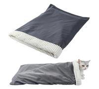 Genérico Cat Sleeping Bag - Plush Snuggle Sack for Cats, Soft Warming Nest for Rest, Cuddle, Hiding, Home, Travel, Car, Autumn, and Christmas, Comfortable Material, Lightweight Portable