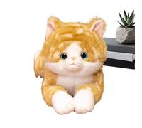 Genérico Cat Stuffed Animal - 50cm Realistic Lying Pose Plush Kitten | 19.6in Toy Doll Cushion | For Kids Girls Birthday Adult Stess Relief Bedroom Workplace Travel Car Interior