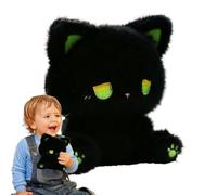 Genérico Cat Stuffed Animal, Kitten Plush Pillow, Soft Skin Friendly Decor, Interactive Design, Throw Cushion for Living Room, Bedroom, Dining Table, Home, 3.94x3.94x5.91 Inches
