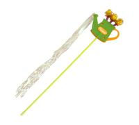 Genérico Cat Teaser Wand, Cat Stick Toy, Interactive Feather Tassel, Bite Resistant Design, Extra Long Indoor Play For Bored Kittens & Pets, Size 21.26x3.94inch