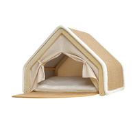 Genérico Cat Tent - Rest and Play House with Sisal Scratching Board - Kitten Tents | for Indoor Home Living Rooms Bedroom Pet Room Winter