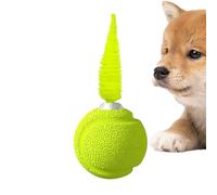 Genérico Cat Toy - 4.33 Inches Interactive Bouncy Ball with Feathers for Kitten Play, Exercise Training, Rubber Material, Entertainment Activity for Indoor Cats and Outdoor Fun Boredom