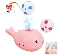 Genérico Cat Toy Ball, Electric Floating Cat Toy Ball - Interactive Motion-Activated Whale Design, Silent Operation, Ideal for Indoor Cats & Kittens (Pink)