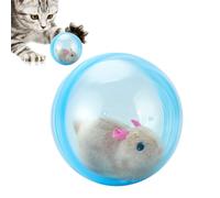 Genérico Cat Toy, Interactive Rolling Toys, Electric Hamster Ball with 3.1 Inches Size, Compact Stimulating Play, Smart Pet Toy for Indoor, Cats, Dogs, Kittens, Puppies, Pets Owner Use Pink Blue