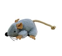 Genérico Cat Toy Mouse - Interactive Moving Tail Kitten Toy | Realistic Appearance Pet Entertainment, Interior Outdoor Daily Play Game, Compact Soft Plush Mouse for Cats Birthdays Holidays